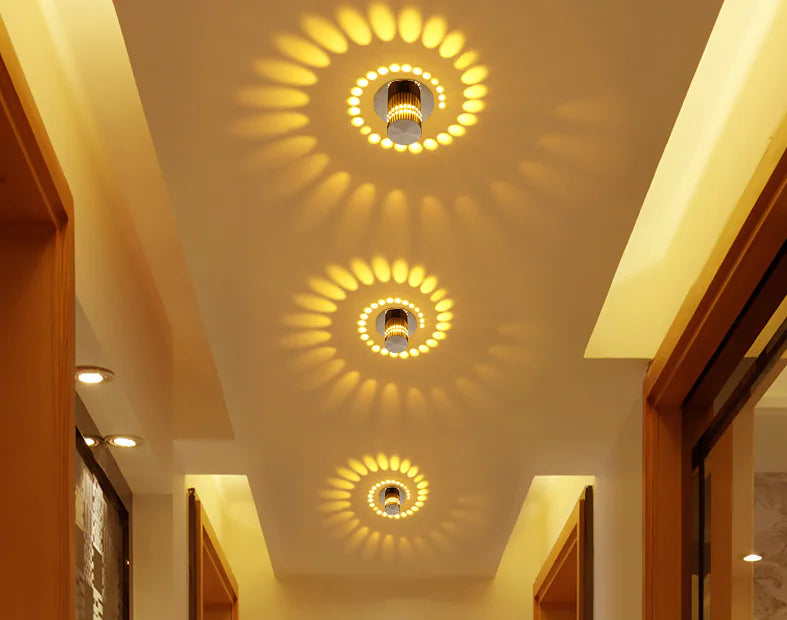 Modern LED Color-Changing Wall Light Fixture