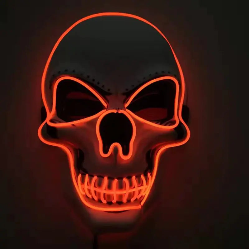 LED Glow Skull Mask β Light-Up Halloween Party Mask π