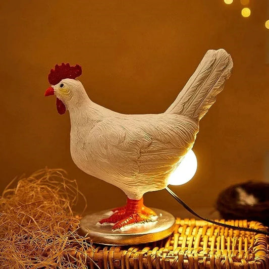 Novelty Chicken Egg Night Light - Warm Glow for Any Room