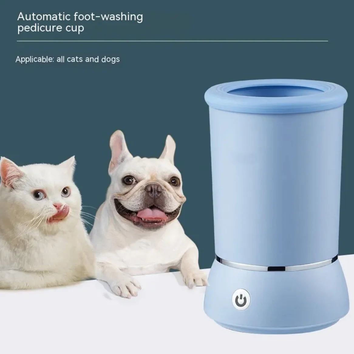 Automatic Paw Cleaner Cup – Electric Portable Pet Paw Washer