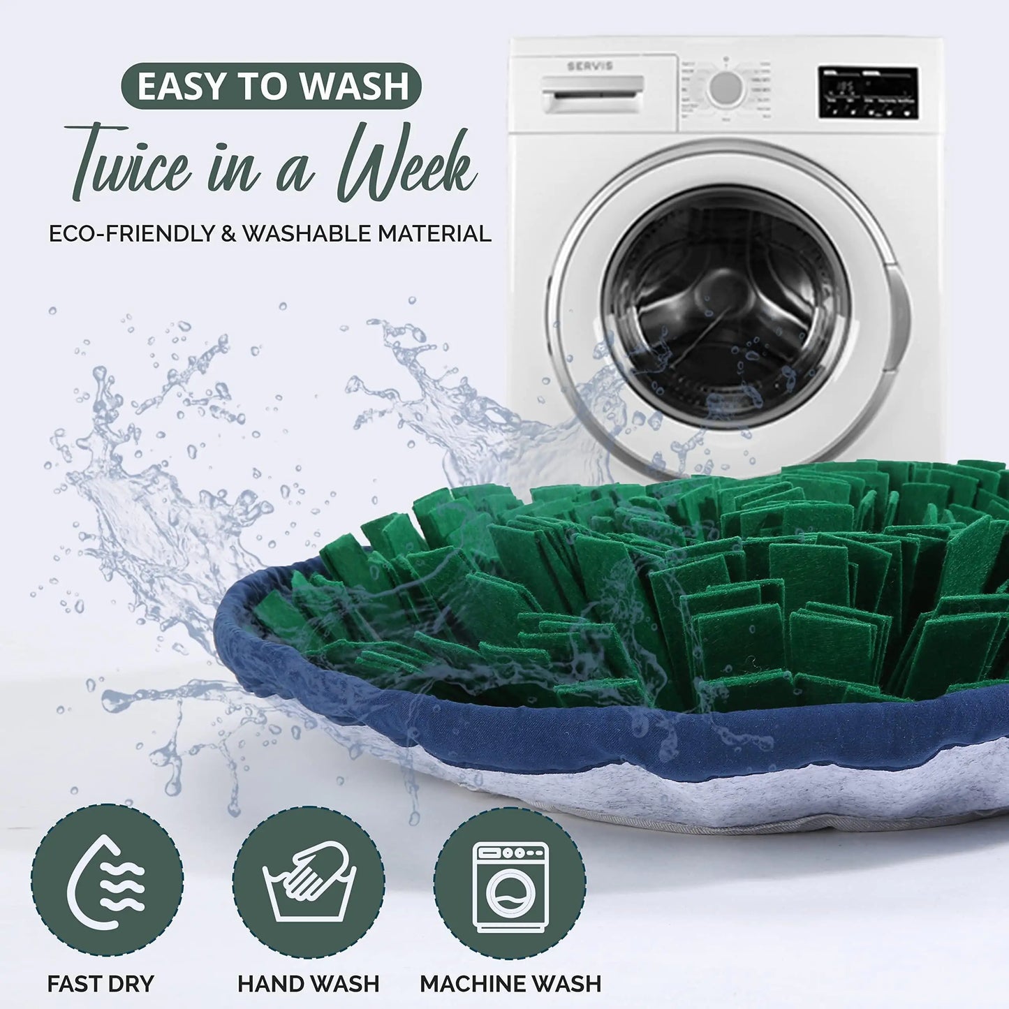 Adjustable Pet Puzzle Mat – Snuffle Training Toy for Dogs &amp; Cats