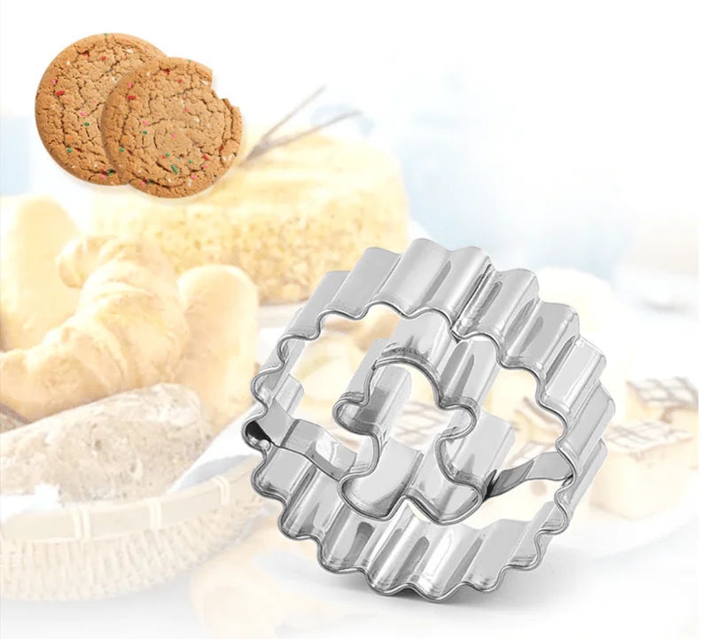 9-Piece Christmas Stainless Steel Cookie Cutter Set 🎄