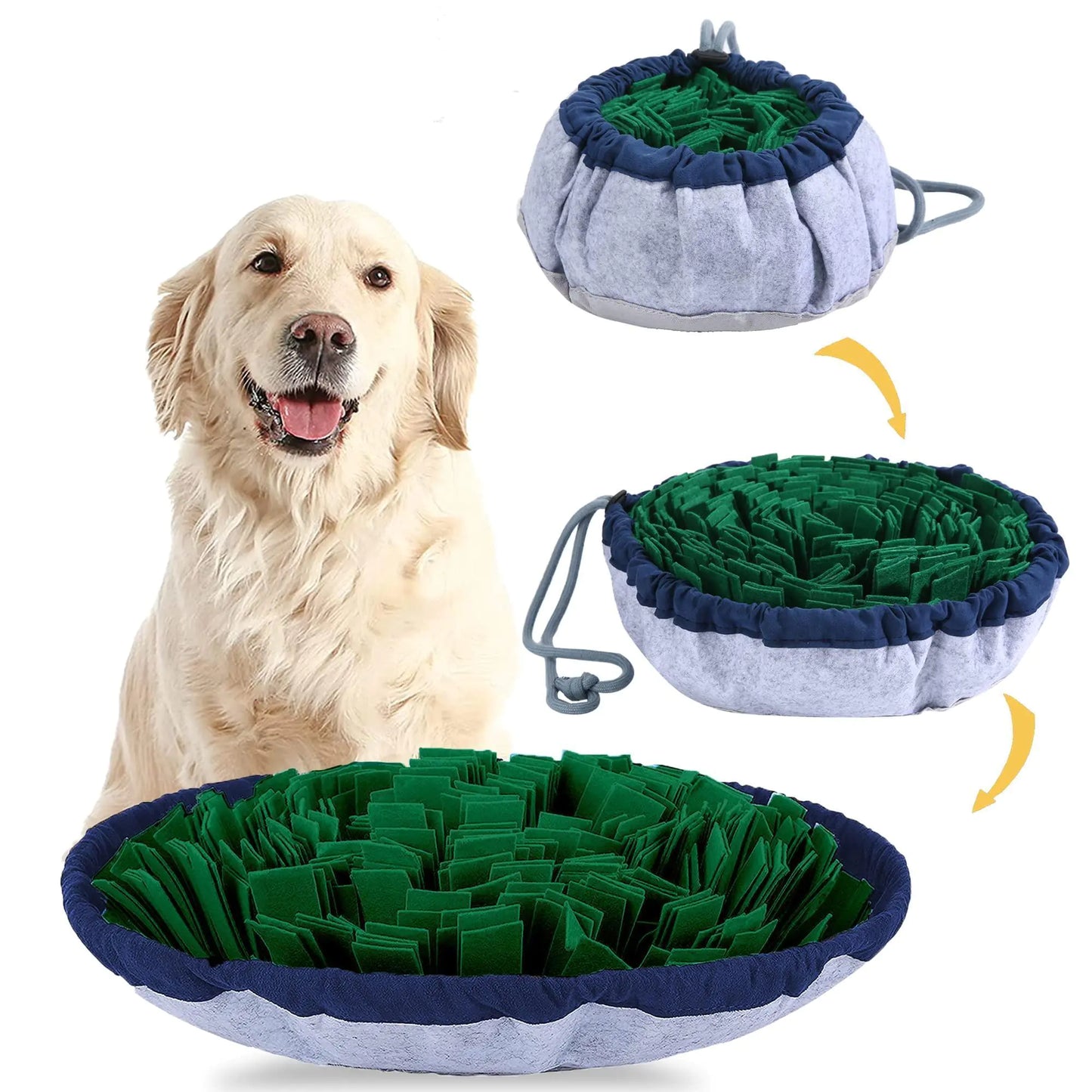 Adjustable Pet Puzzle Mat – Snuffle Training Toy for Dogs &amp; Cats